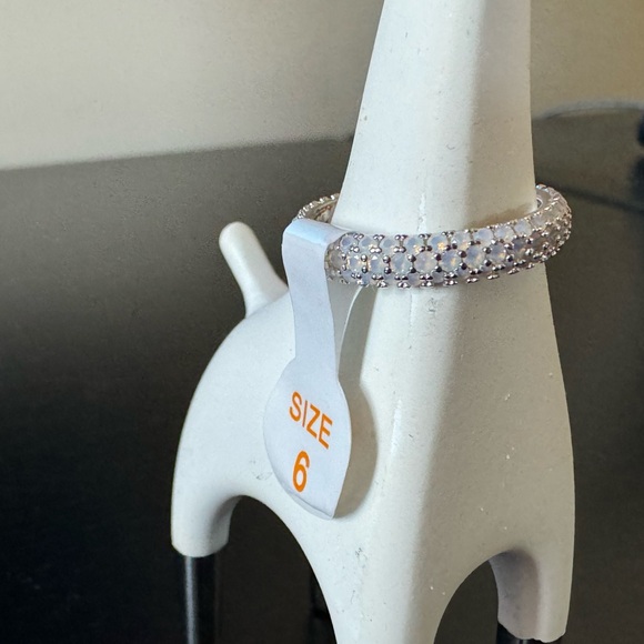 BP Sterling Band with White Opal Stones (RBP 4619) - Picture 7 of 13